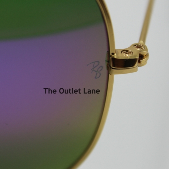 Model Display Ray-Ban Aviator Purple Mirror RB3025 - Picture 13 of 16